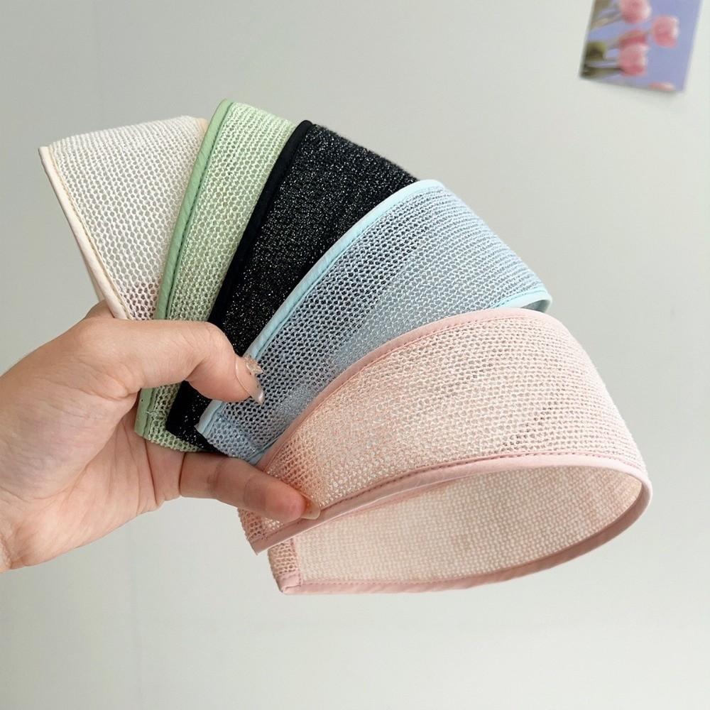 Korean Style Wide Headband Breathable Material Fashion Hair Accessories Mesh Hair Hoop for Girls