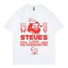 Steve's Lava Chicken Miners Print T Shirt Harajuku Y2k Short Sleeve T-shirts Men Women High Quality Fashion Oversized T-shirt