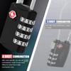 Protection Security 4 Digit Combination Lock TSA Customs Lock Anti-theft Safely Code Lock