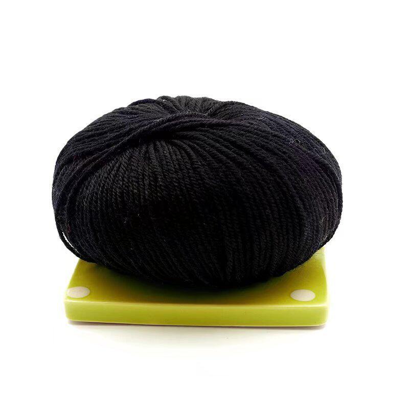 Клубок акриловой пряжи для вязания свитеров, крючков, обуви, тапочек, изделий ручной работы.