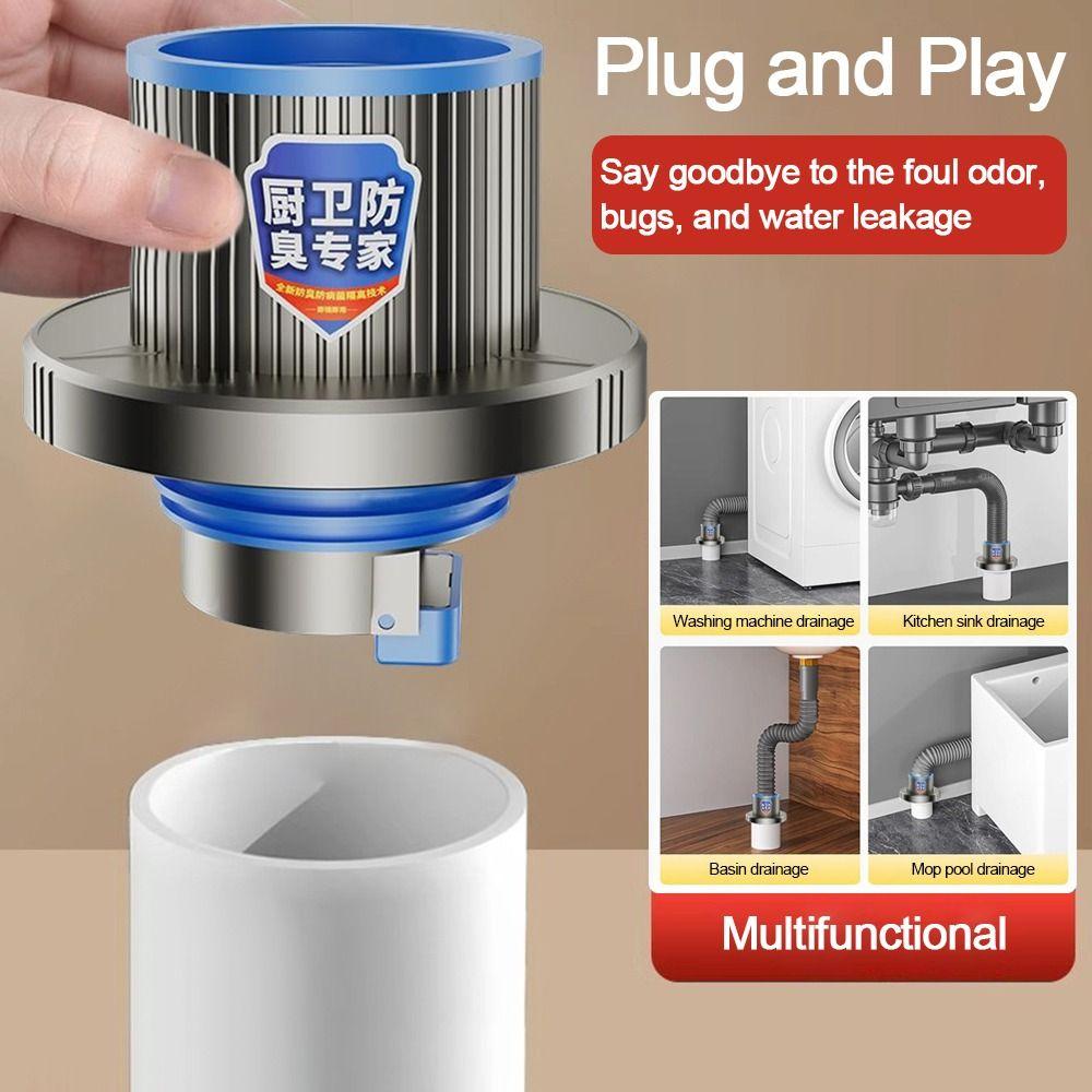 Предотвращение насекомых Раковина Напольный сливной сифон Защита от запаха Напольный сливной сифон Заглушка для герметизации