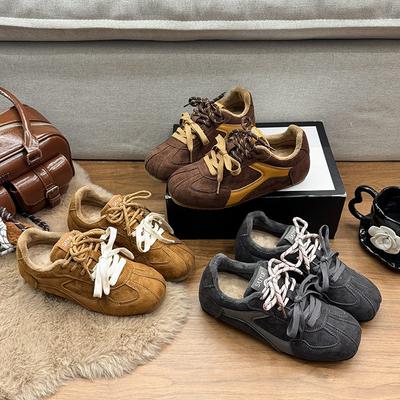 Ретро женские осенне-зимние новые универсальные повседневные спортивные туфли в стиле бохо