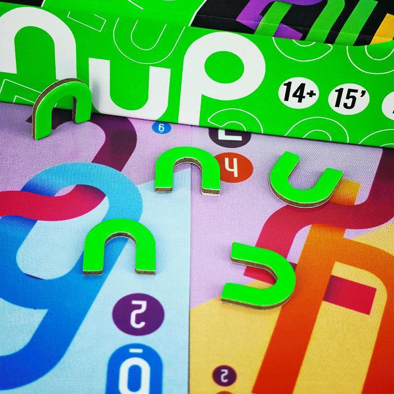 Dnup Card Game Fun Group Combo Strategy Game Fast-Paced Hand Management 2-5 Players Ideal for Birthday Party Game Supplies