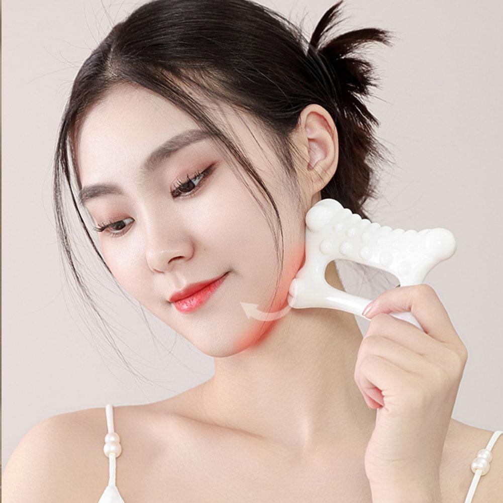 2024 Новая лицевая массажная доска Гуаша Керамика Уменьшает Бесплатно Для Женщин Пластина Тело Полный Жир Скрапи I2M2