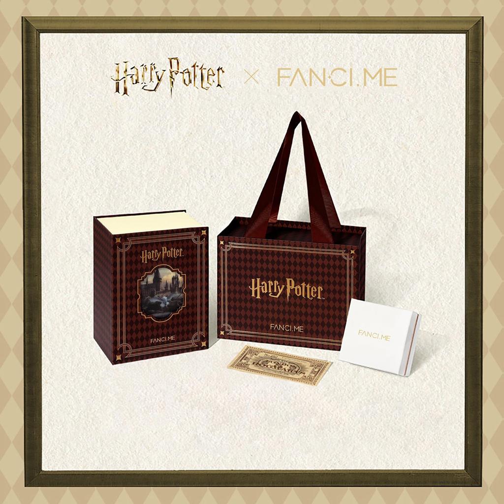 FANCIME x Harry Potter Официальная коллаборация Ожерелье Дары Смерти, Серебро, Коробка в стиле Гарри Поттера, Хэллоуин, Рождественский подарок