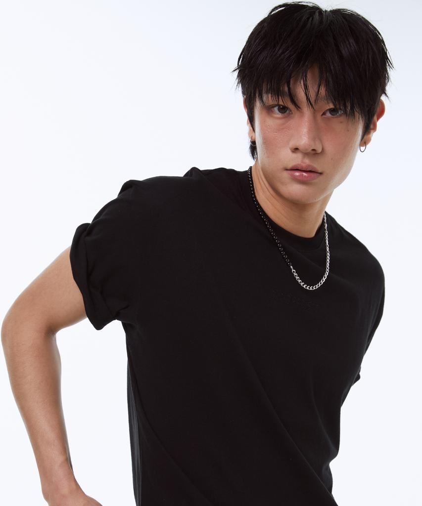 ONRIDPROJECT Men'S Logo Label T-Shirt - Black
