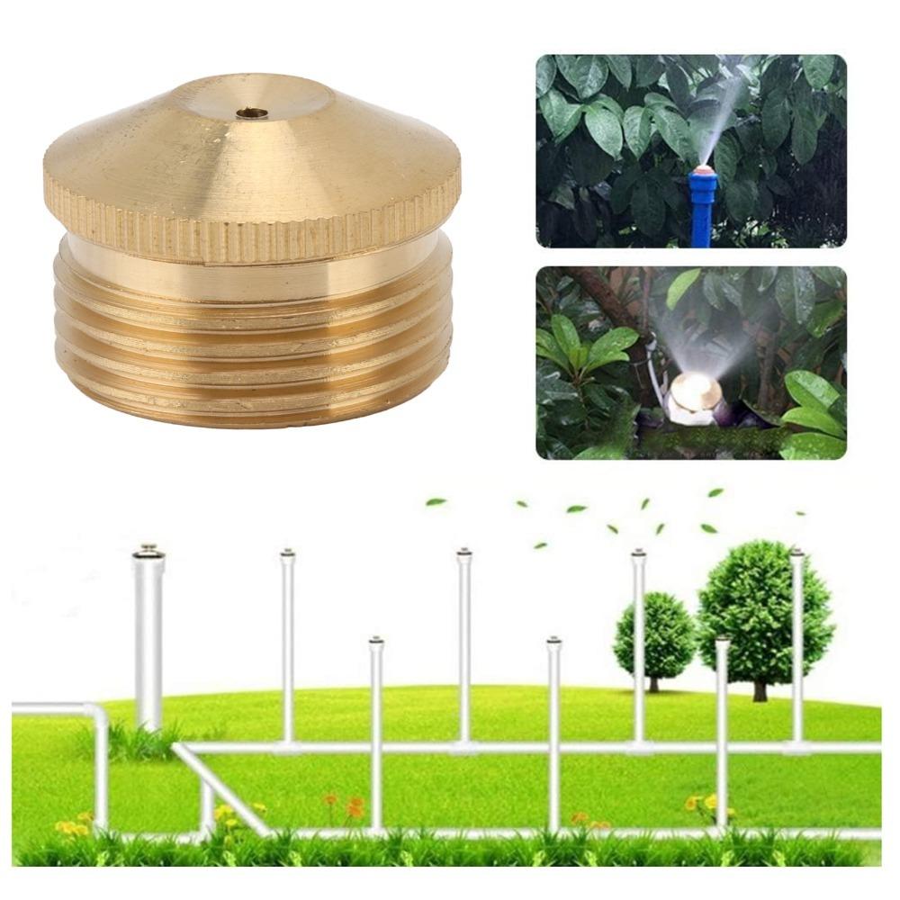 5PCS Fine Mist Fogging Sprinkler Head Gold Fog Nozzles Durable Atomizing Nozzle  Dust Reduction Use