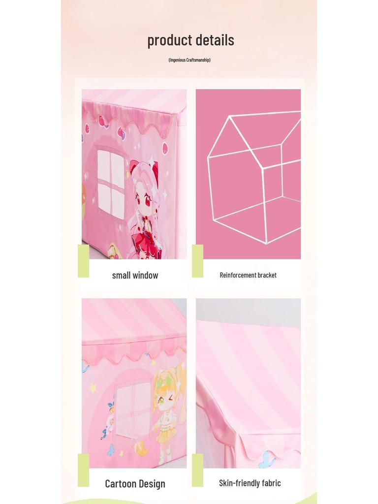Палатка для девочки: Большой игровой домик для разделения детской кроватки