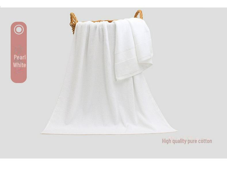 Банное полотенце из длинноволокнистого хлопка Синьцзян типа А - 340 г сатинового чистого хлопка, тонкая гребенная пряжа, индивидуальная упаковка