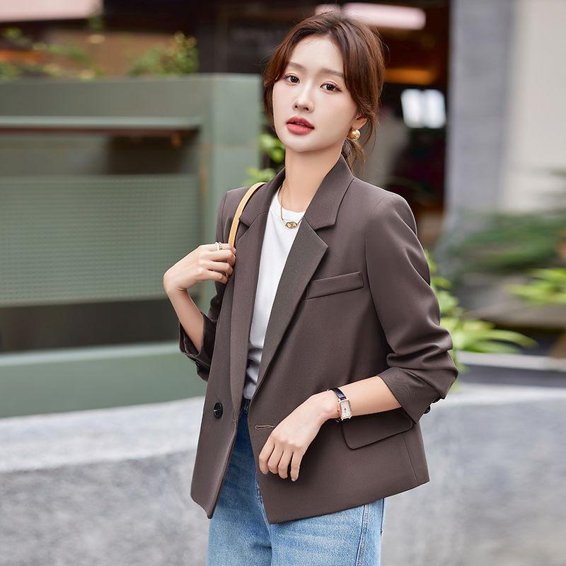 Модный короткий пиджак женский осенне-зимний осенний новый темпераментный повседневный темпераментный костюм