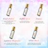 10Pcs EUQEE Roller Fragrance Oil Kit for Humidifier Massage Air Purifier DIY Perfume Roller Perfume Oil Gift Set with Diffuser Bracelet