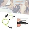 2 Way Earphone PTT Mic 2 Pin Walkie Talkie Earphones Noodle Headphone Cord for Kenwood Baofeng