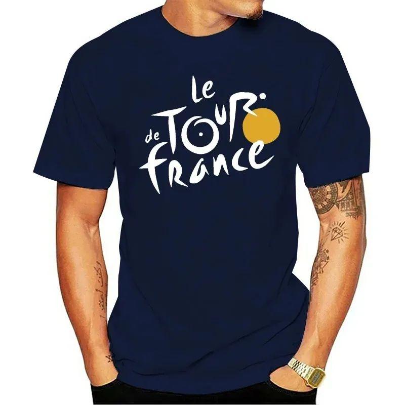 2025 Новая летняя футболка свитшот Le Tour De FranceS с принтом гирлянды, французский велосипед, унисекс футболка, свободный спортивный топ