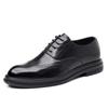 FashionFashion Platform Leather Business Men's Dress Shoes Spring Autumn Designer Soft-soled Increase Spring Autumn Brogues Shoes Male