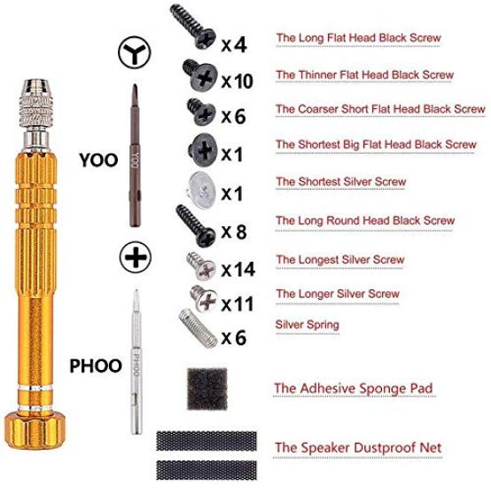 Custom DIY Replacement Case Shell Compatible with eXtremeRate Pure Color Compatible with Switch Console Back Compatible with NS Holder Handle