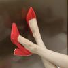2024 Весна/Лето Туфли на высоком каблуке с острым носком для женщин