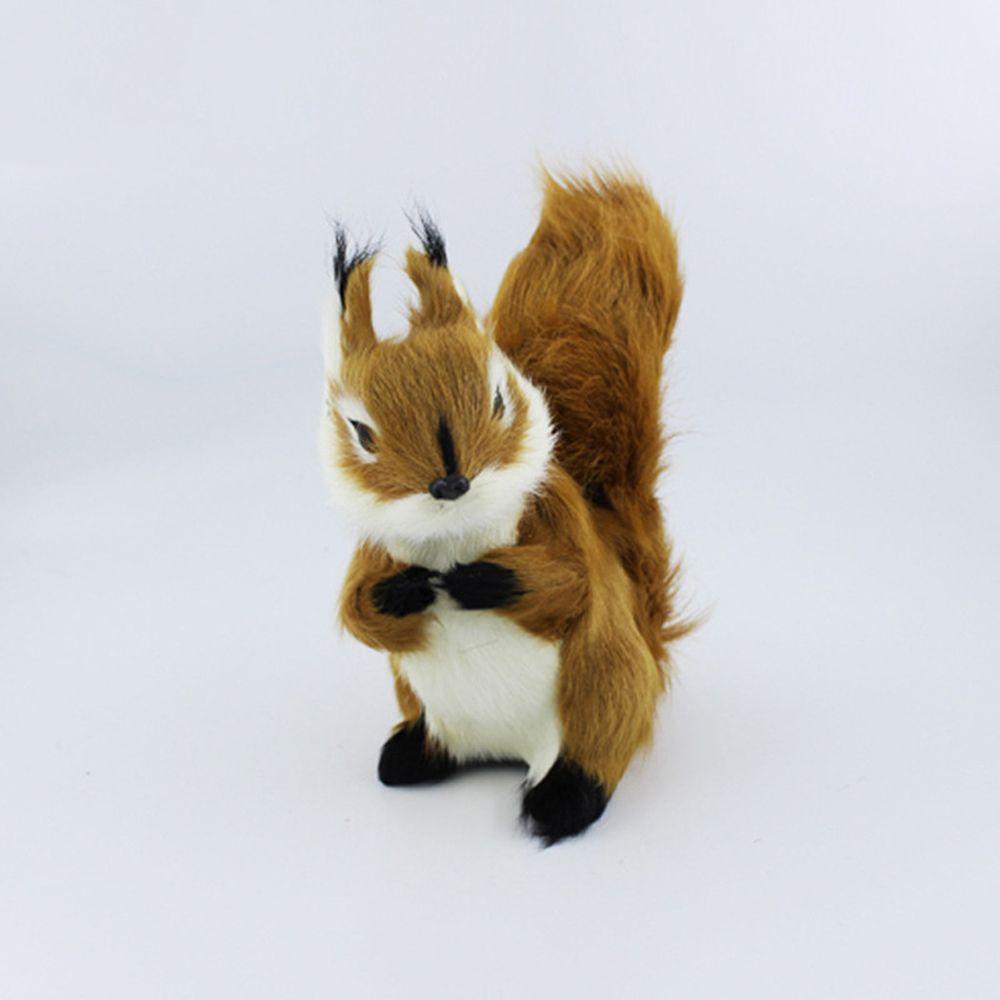 Model Toys Dolls Simulation Squirrel Squirrel Plush Doll Squirrel Stuffed Toys Animal Plush Toys