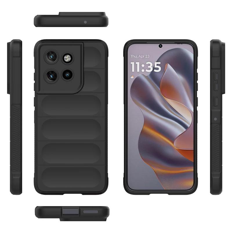 Для Motorola MOTO Edge 50 Neo 5G задняя крышка телефона чехол мягкий жидкий силикон противоударный защитный чехол Funda Coupe