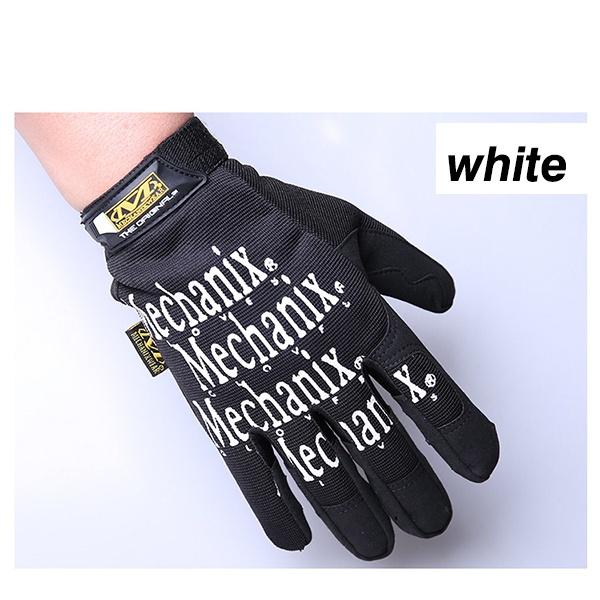 Fashion Full Finger Tactical Mechanic Motorcycle Gloves Non-slip Working Mittens
