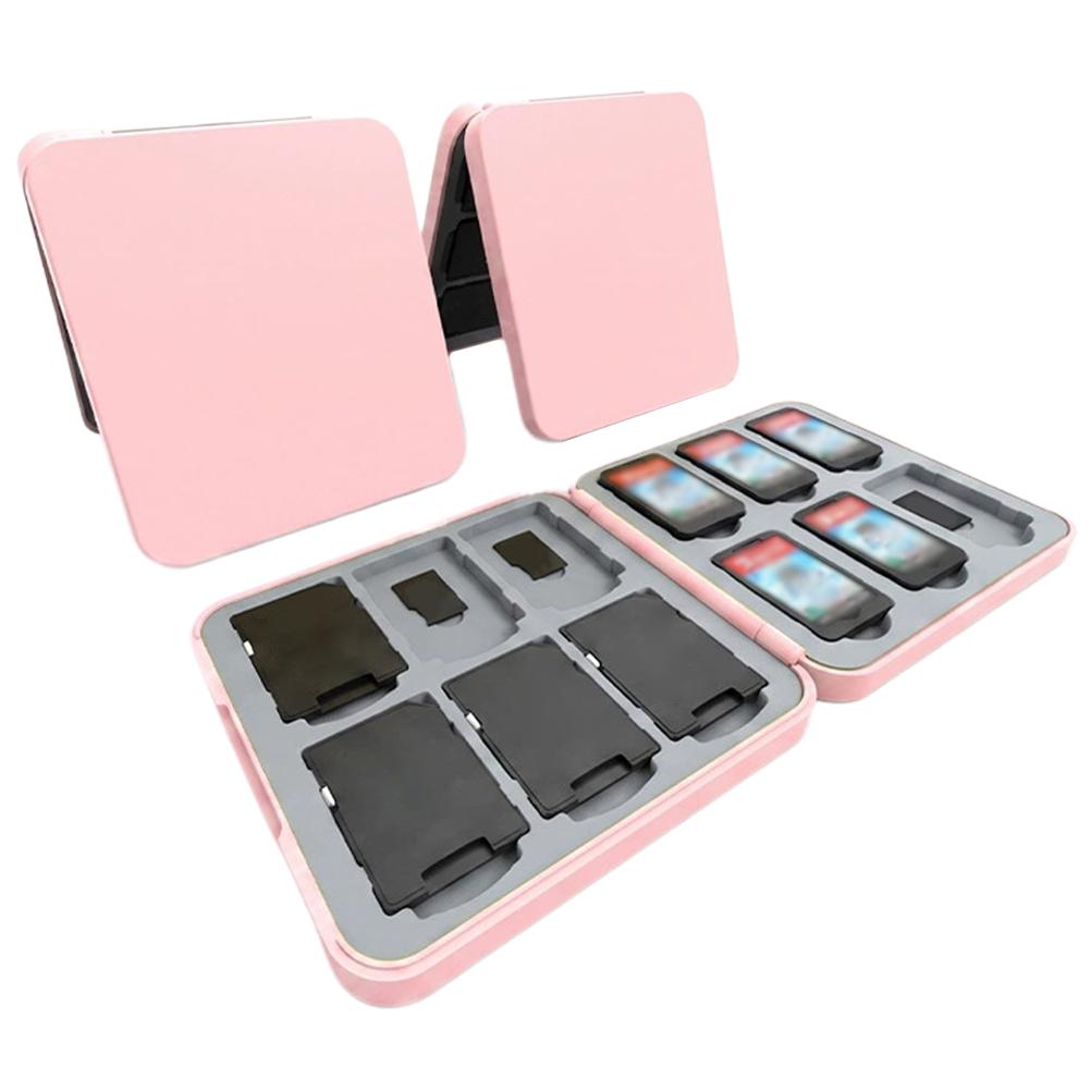 Portable Magnetic Game Card Box Holder Storage Box, For Game Slots and Micro Sd Card Slots, Suitable For Switch Lite/Oled
