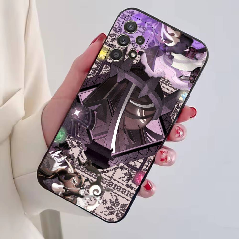 C-Cookie Run Game Phone Case For Samsung S25,S24,S21,S22,S23,S30,Ultra,S20,Plus,Fe,Lite,Note,10,Black Cover