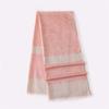 Women Scarf Solid Color Striped Sunscreen Scarves Exotic Wind Style Splicing Shawl Fashion Simple Multifunctional Scarves