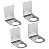 Stainless Steel Bottle Hanger Stand Free of Punch Wall Mounted Metal Hook Soap Bottle Holder