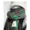 New Winter Korean Version Taro Purple High End Scarf Women's Versatile Plaid Shawl Soft Waxy Retro Warm Scarf Trendy