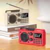 Карманное радио Беспроводной BT-динамик Радио на батарейках Поддержка TF-карты U-диска Наушники Таймер сна для дома, улицы, путешествий