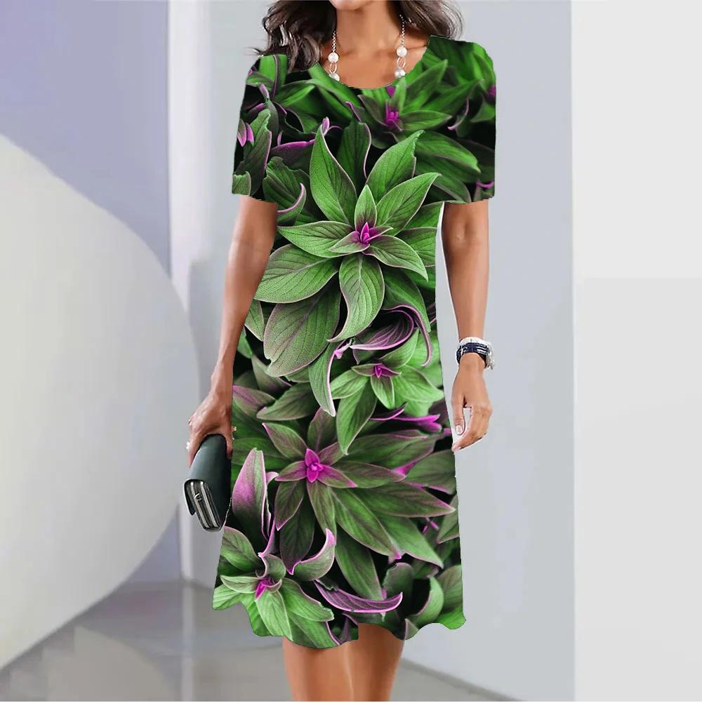 5XL женская одежда больших размеров, красное рождественское модное платье с лосем, забавное милое платье с короткими рукавами и принтом, Рождественские свободные платья со снеговиком и снежинкой