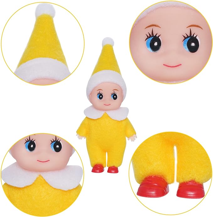 Colorful Christmas Baby Elf Doll - Christmas Baby Boy & Girl Little Elf Dolls Xmas Decorations Kids Toys Pregnant Mother’s Gift