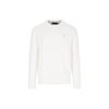 Polo Logo Round Neck Long Sleeve T-Shirt Men Tops White 710918163-504