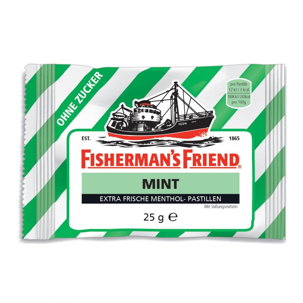 Fisherman'S Friend Sugar-Free Mint Herb Candy 25G