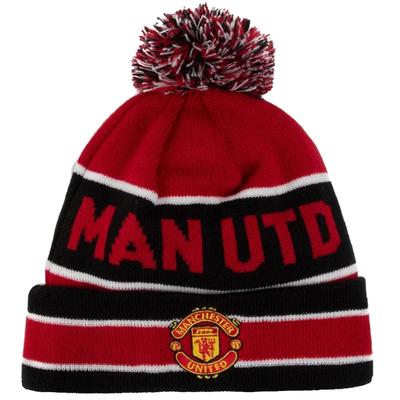 Шапка Core Cuff Beanie Manchester United FC, мужская красная кепка