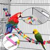 1pcs Pet Bird Toys Set Swing Chewing Training Toys Bell Pet Cage Hammock Ladder Hanging Perch P E9B7