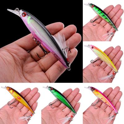 Искусственная приманка Minnow Bionic с острыми крючками, жестким язычком, длиной 11,2 см/13,6 г, для пресноводной и морской рыбалки на форель и окуня. Аксессуары для рыбалки.