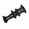 Black Leather Arm Band 12 Inch Archery Arm Band 4 Straps Archery Armguard  Beginners Use