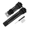 Watch Strap Installation Width 16mm Genuine Band Compatible Waterproof Strap Casio G-8900A GR-8900A GW-8900A GA-110 GA-100 GD-100 GD-110 (Black)