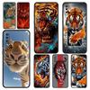 Чехол для телефона Samsung Galaxy A56 A36 A26 A16 A06 A54 A42 A34 A24 A22 A20 A12 A40 A50 5G Мягкий ТПУ Чехол Мультяшный Рисунок Тигра