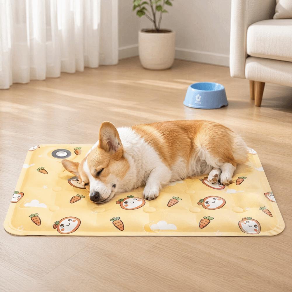 Non-Slip Pet Cooling Mat Anti Bite Pet Ice Cushion Portable Cat Sleeping Pad  Summer