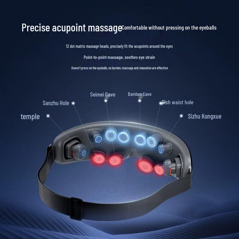SKG Умный массажер для глаз K5 с Bluetooth-музыкой, китайская вилка (адаптер в комплекте)