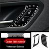 Volkswagen Scirocco Интерьер Консоль из углеродного волокна, Рамка рычага переключения передач, Наклейки на дверные ручки и воздуховоды Аксессуары