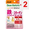 Asahi Dear-Natura Style Железо и Коллаген 20 капсул (20-дневный запас) Препараты железа Минералы Препараты железа
