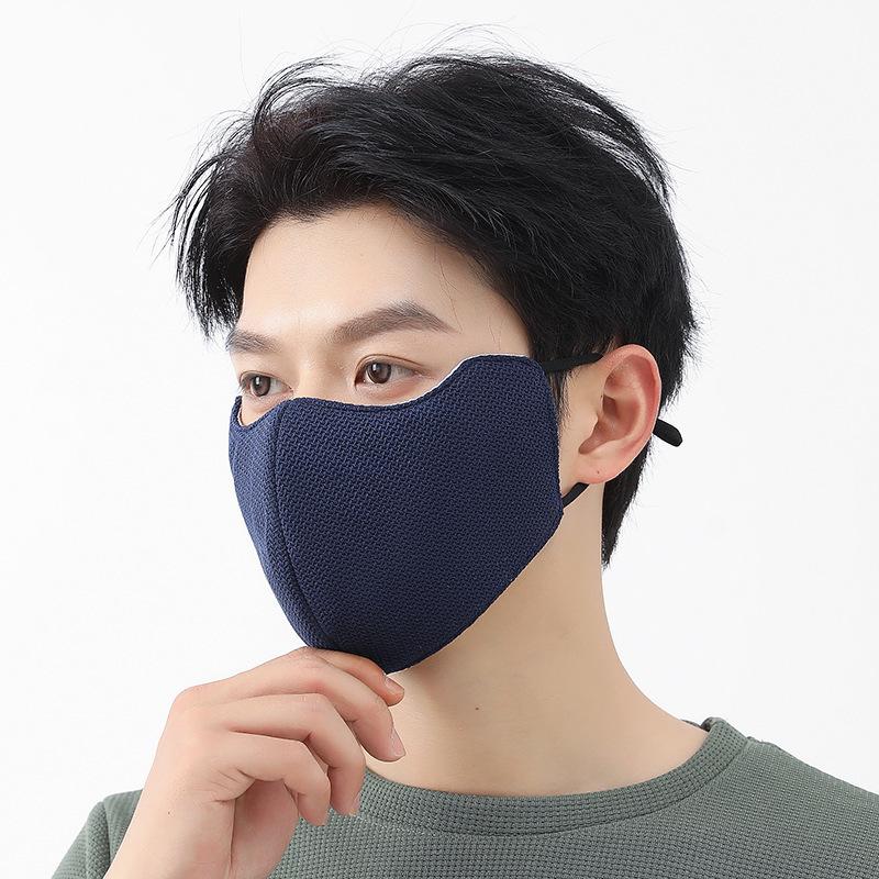 Новое поступление: Мужская ветрозащитная и морозостойкая маска для лица на осень/зиму - Черная