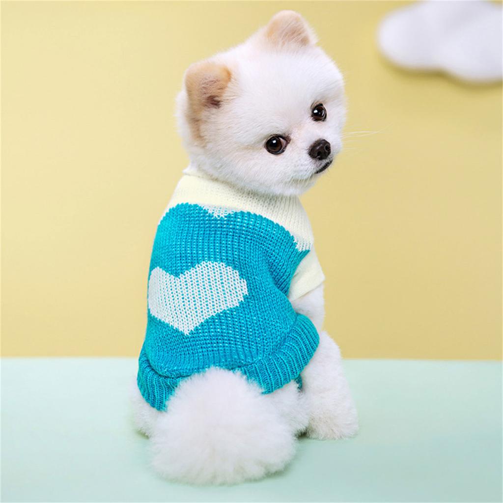 Cat Dog Sweater Warm Pet Clothes for Spring Autumn Pet Puppy Winter Clothing Pullover Sweater Small Dog Pet Accessories