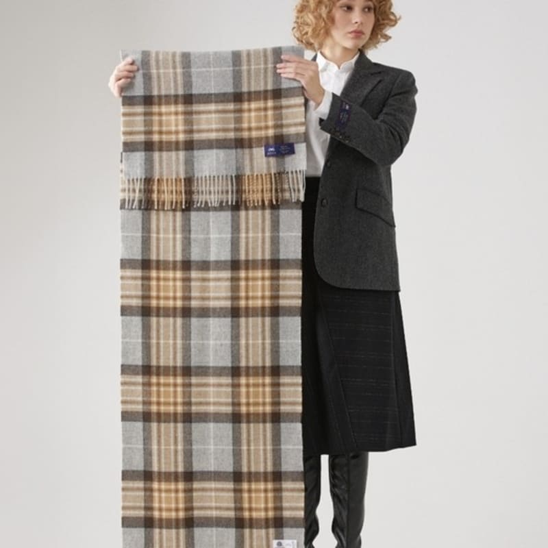 ABRAHAM MOON Шаль-шарф из мериносовой шерсти 50 см - McKellar