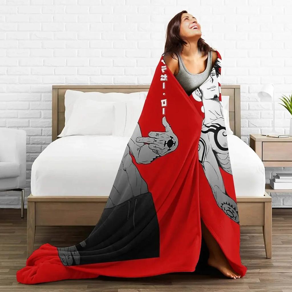 Одеяло Trafalgar Law, мягкое теплое фланелевое одеяло, плюшевое одеяло для кровати, гостиной, пикника, путешествия, домашнего дивана