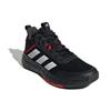 Adidas Кроссовки унисекс Own The Game Black Carbon Red Core-Black Cloud-White H00471