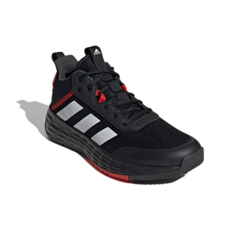 Adidas Кроссовки унисекс Own The Game Black Carbon Red Core-Black Cloud-White H00471
