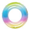 Ninonly Поплавок для поплавка для бассейна O Диаметр воды 90 см Взрослые, Дети, Поплавок, Форма, Плавание, Игра, Блеск, Милый, Толстый, Унисекс, (радуга)